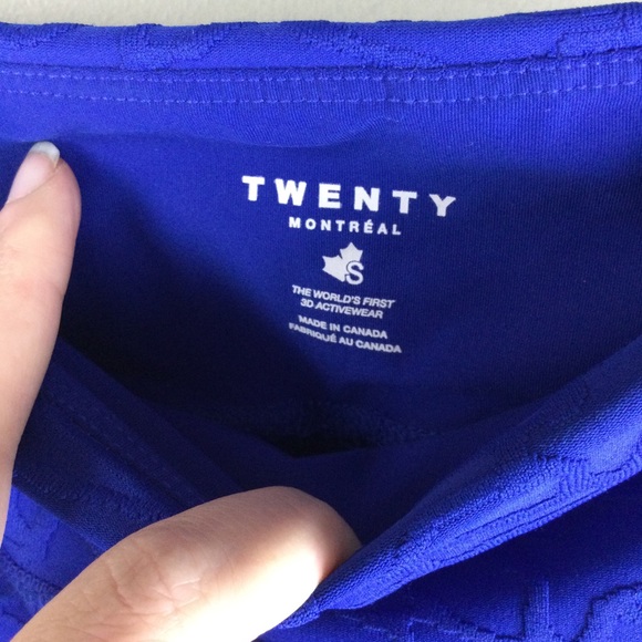 Twenty Montreal Connect 3D Swirl High Waist Full Length Compression Leggings - Picture 10 of 12